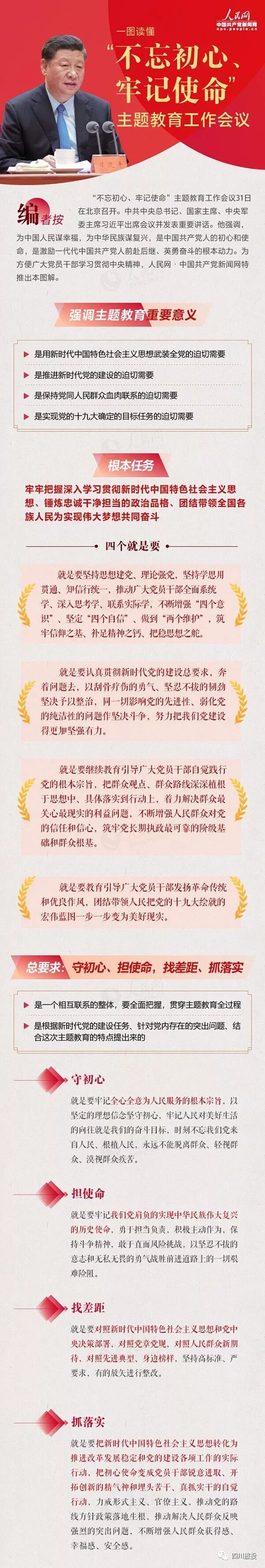 不忘初心、牢记使命| 一图读懂“不忘初心、牢记使命”主题教育工作会议