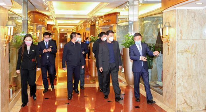 集团党委书记、董事长任丁一行 赴锦江宾馆督导检查疫情防控工作