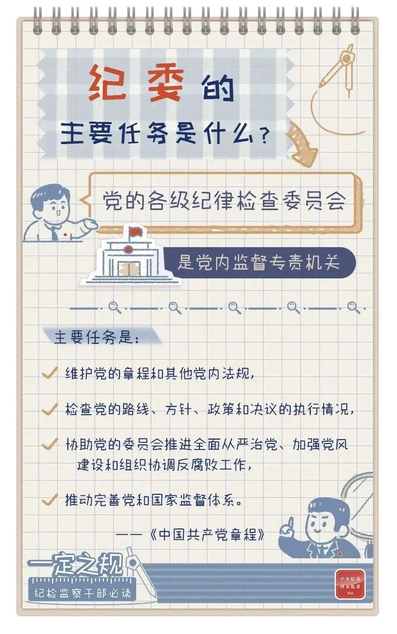 一定之规：纪委的主要任务是什么？